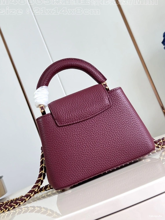 VUITTON LOUIS CAPUCINES MINI-21*14*8CM 0204